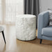 Contemporary Round Accent Table, Indoor / Outdoor