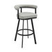 Nolagam - Swivel Bar Stool - Black Metal