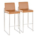 Fuji - Contemporary And Modern Elegance High Back Barstool