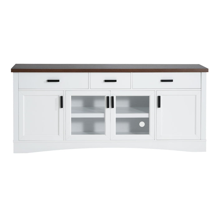 Modern TV Console & Adjustable Shelves