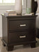 Covetown - Two Drawer Night Stand - Dark Brown