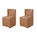Vintage Upholstered Dining Chairs (Set of 2)