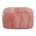 Nate - Handcrafted Square Pouf