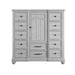 12 Drawer Master Chest With Cabinet - Gray