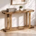 Console Table & Bottom Shelf - Walnut