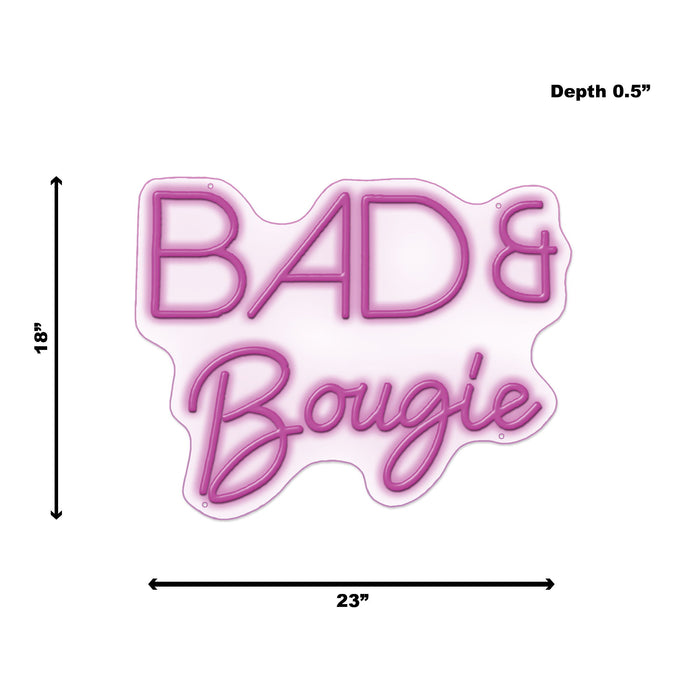 Neon Bad & Bougie - Purple