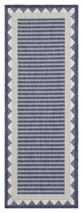 Sunshine - 5'3" X 7'3" Indoor, Outdoor Area Rug - Blue