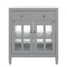 Bathroom Vanity With Ceramic Sink, Adjustable Shelf & Tip Out Tray