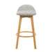 Vera - Upholstered Wood Counter Height Barstool