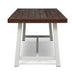 Equilibrium - Outdoor Dining Table With Wooden Frame And Slat Top
