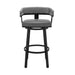 Cohen - Swivel Bar Stool - Black Finish