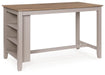 Harperfeld - Rectangular Dining Room Counter Table - Natural / Gray