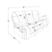 Lucius - Reclining Sofa With Manual Recline - Brown