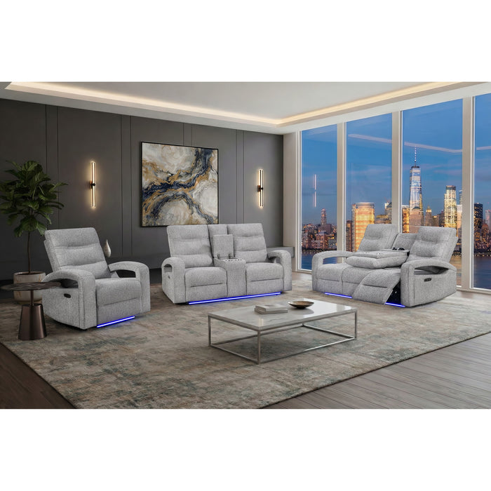 Isolde - Power Recliner, LED Lighting - Gray
