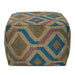 Johanna - Handcrafted Square Pouf