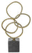 Wellcott - Sculpture - Gold Finish / Black