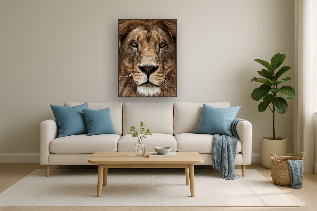 Majestic Gaze - 36" x 48" Framed Wall Art