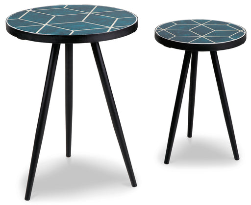 Clairbelle - Teal - Accent Table (Set of 2) Sacramento Furniture Store Furniture store in Sacramento