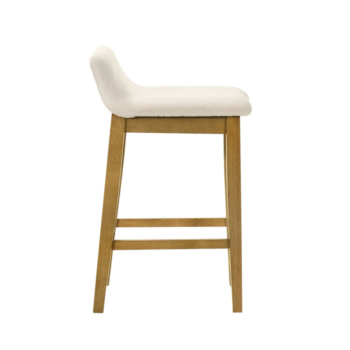 Annikah - Modern Transitional Wood Counter Height Kitchen Bar Stool