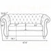 Chesterfield Button Tufted Loveseat With Rolled Arms