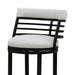 Telia - Upholstered Swivel Counter Height Barstool