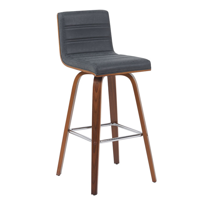 Vienna Modern Swivel Bar Height Stool - Thumbnail 2