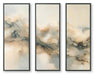 Larrondale - Wall Art Set (Set of 3) - Black / Gray / Brown