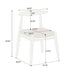 Dining Chairs With Ergonomic Backrest (Set of 2)