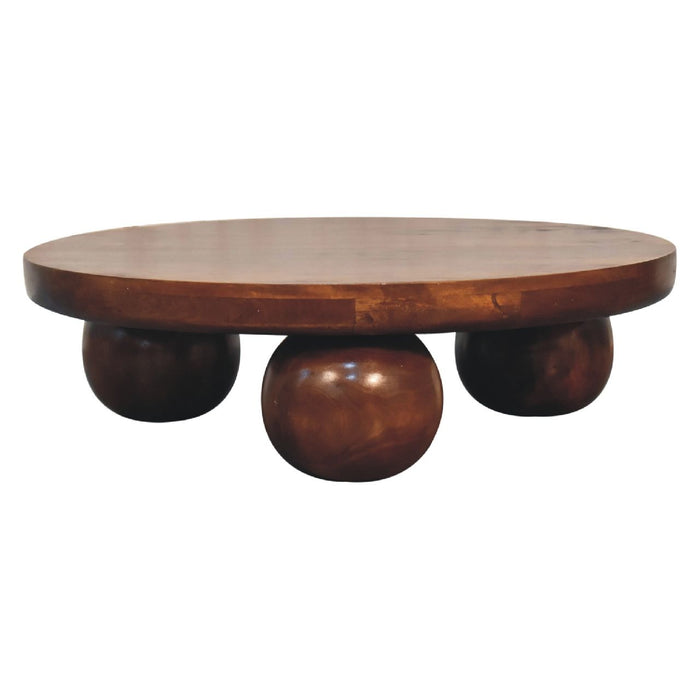 Central Ball Table - Chestnut