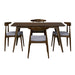Retro Elegant 5 Piece Dining Set