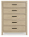 Calmoro - Five Drawer Chest - Gray