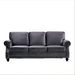 3 Seater Sofa With Nailhead Trim And Turned Legs For Living Room