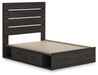 Hollivern - Panel Bed With Storage