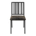 Zudora - Side Chair (Set of 2) - Synthetic Leather & Black
