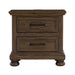 2 Drawer Nightstand With USB Charging Station