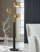 Sorcha - Metal Floor Lamp - Gold Finish / Black