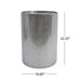 Modern Round Accent Table With Hammered Surface