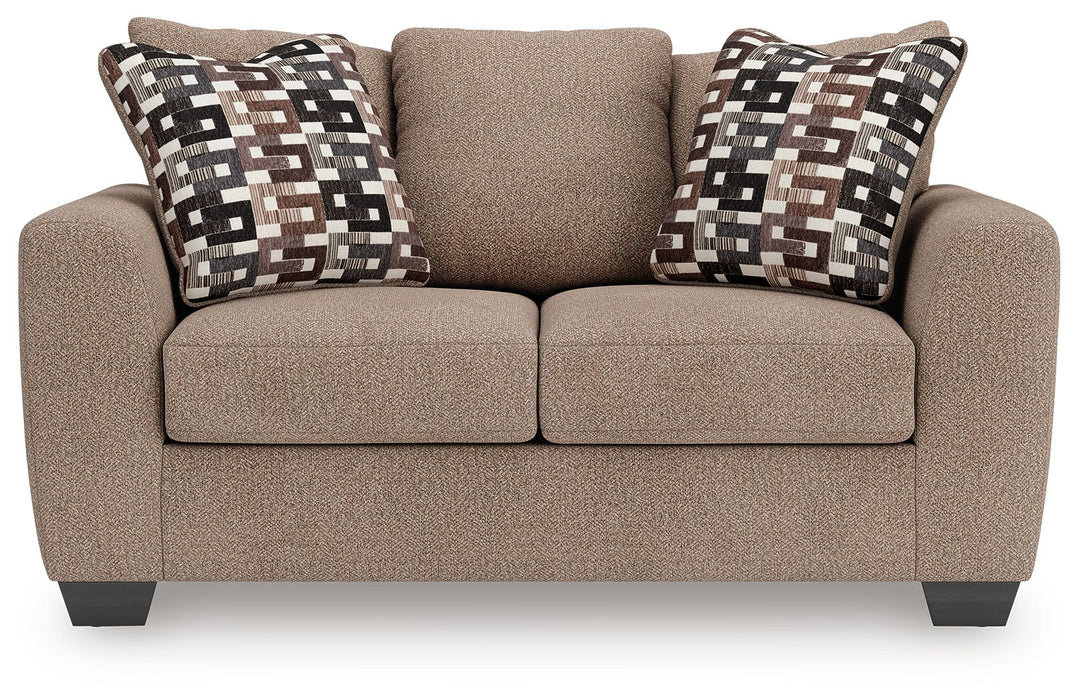 Triston-Peaks - Loveseat - Suede
