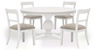 Greddinton - Round Dining Table Set
