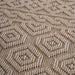 Guros - 8' X 10' Geometric Indoor / Outdoor Area Rug - Mocha