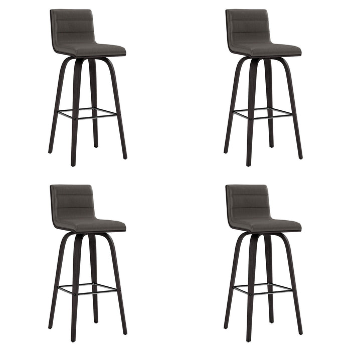 Vienna - 30" Swivel Bar Stool - Black Wood
