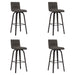 Vienna - 30" Swivel Bar Stool - Black Wood
