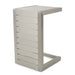 Aluminum Outdoor C - Shaped Side Table For Patio