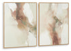 Brettwarth - Wall Art Set (Set of 2) - Green / Blue / Yellow