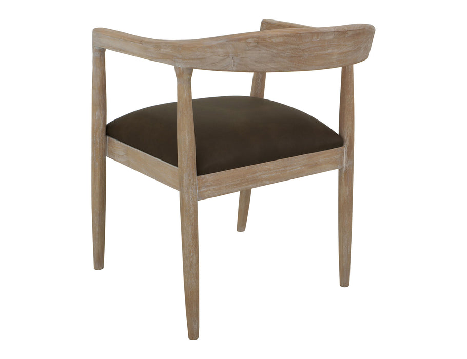 Teak - Chair - Ivory White