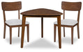 Tameride - 3 Pc. - Dining Table And 2 Chairs - Brown