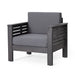 Slat Design Club Chairs With Cushions