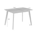 Amaris - Modern Wood 47" Flared Base Dining Table, Seats 4 - Walnut
