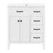 Bathroom Vanity With Sink, Freestanding Design, Soft Close Doors & Drawers - White