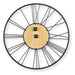 Brockett - Wall Clock - Black / Natural